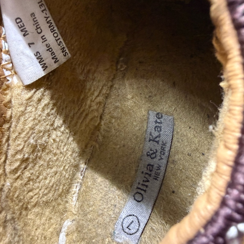 Oliver & Kate Women’s Platform Mule Slip-On in Chestnut Brown size 7 - Picture 8 of 8